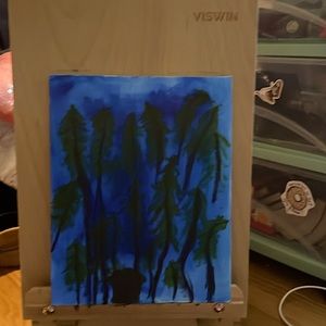 Cabin in a Evergreen Forest